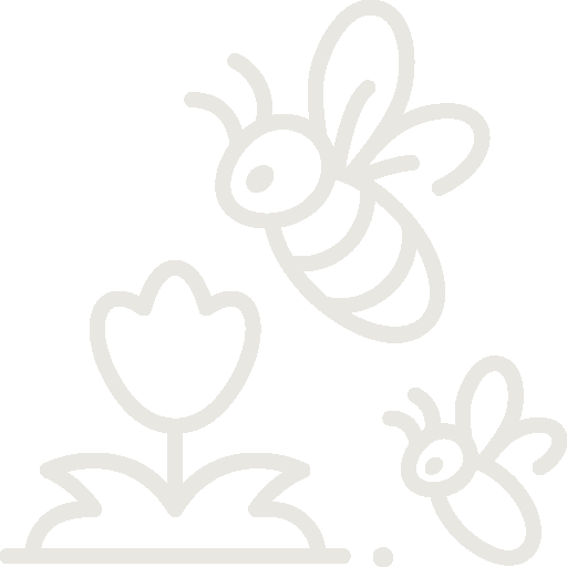 Icon Biene mit Blume